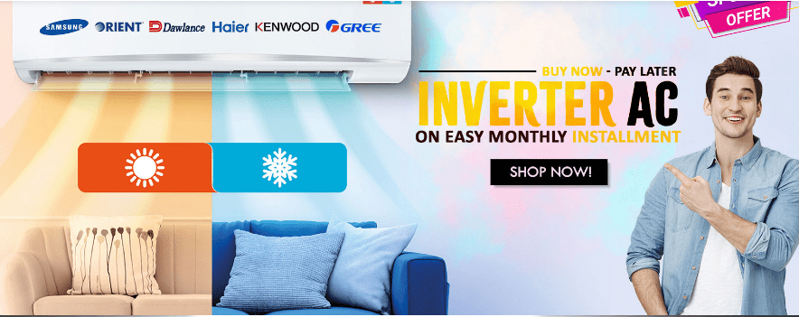 inverter ac on installments