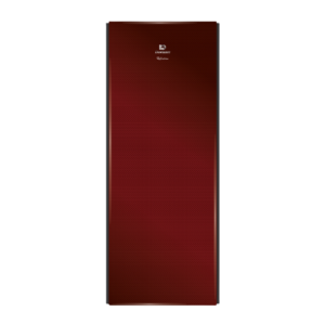 DAWLANCE VF 1035WB GLASS DOOR BURGUNDY VERTICAL DEEP FREEZER