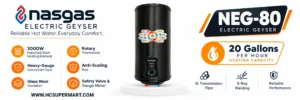 Nasgas NEG-80 Electric Storage Geyser