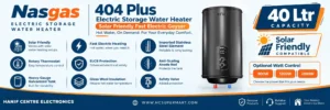 Nasgas Geyser 404 Plus Price in Pakistan