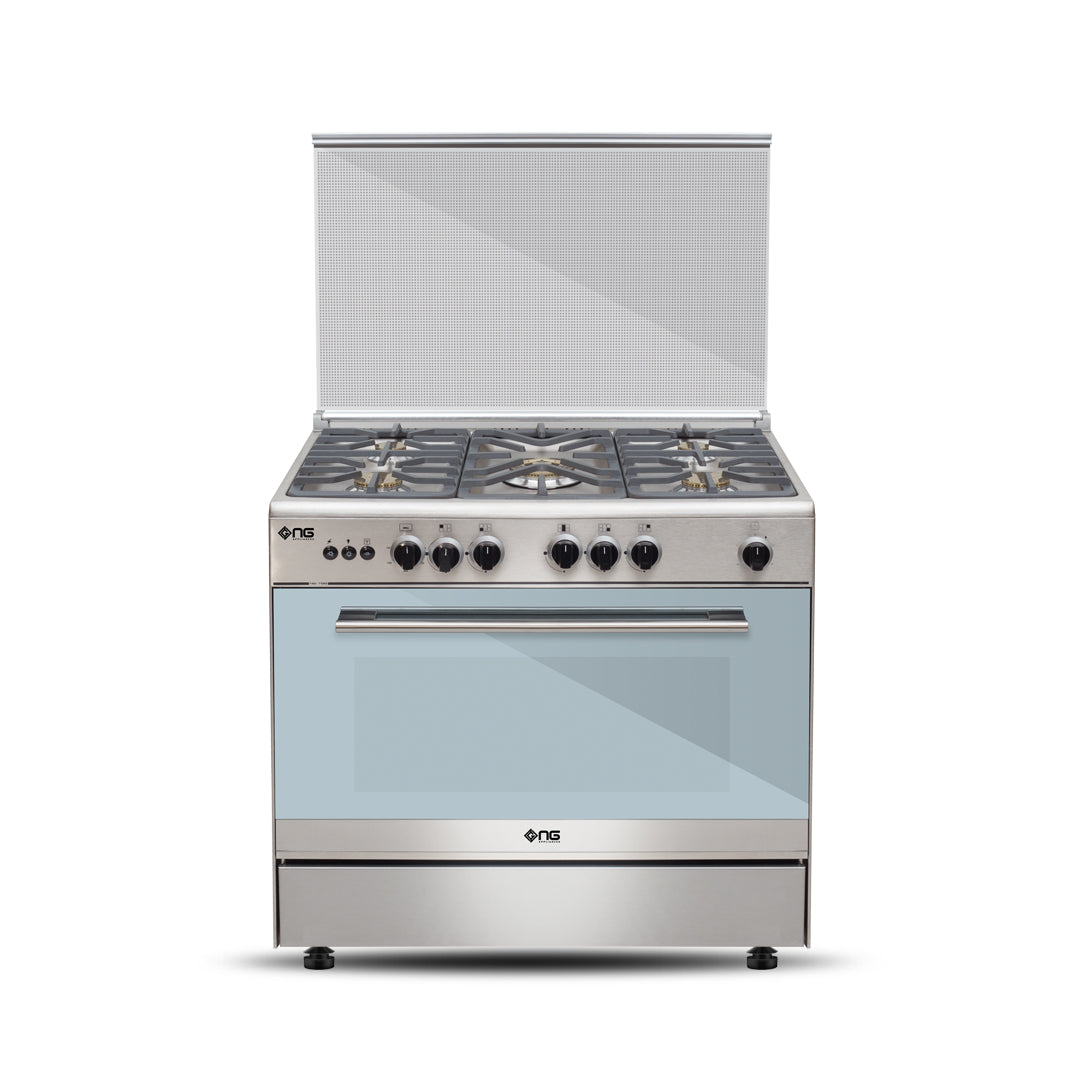 NasGasCookingRangeNG-786SingleDoor_5Burner_StainlessSteelBody NASGAS KHD-330 T Shape Kitchen Hood