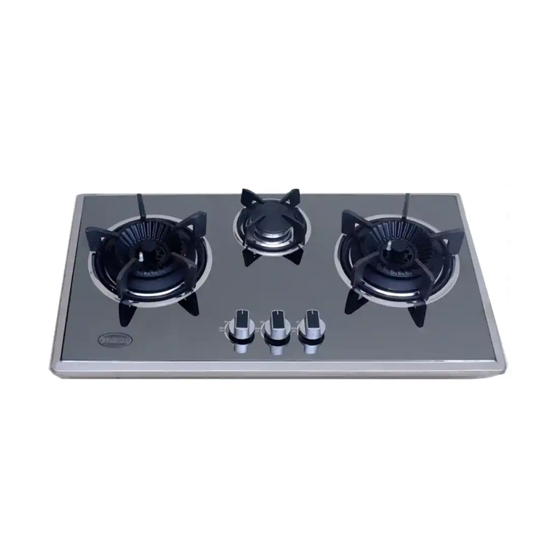 hb-ca-09 CANON HB-CA-09 STAINLES STEEL 3 BURNER HOB